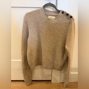 The Normal Brand Elena Beige Crew Neck Sweater